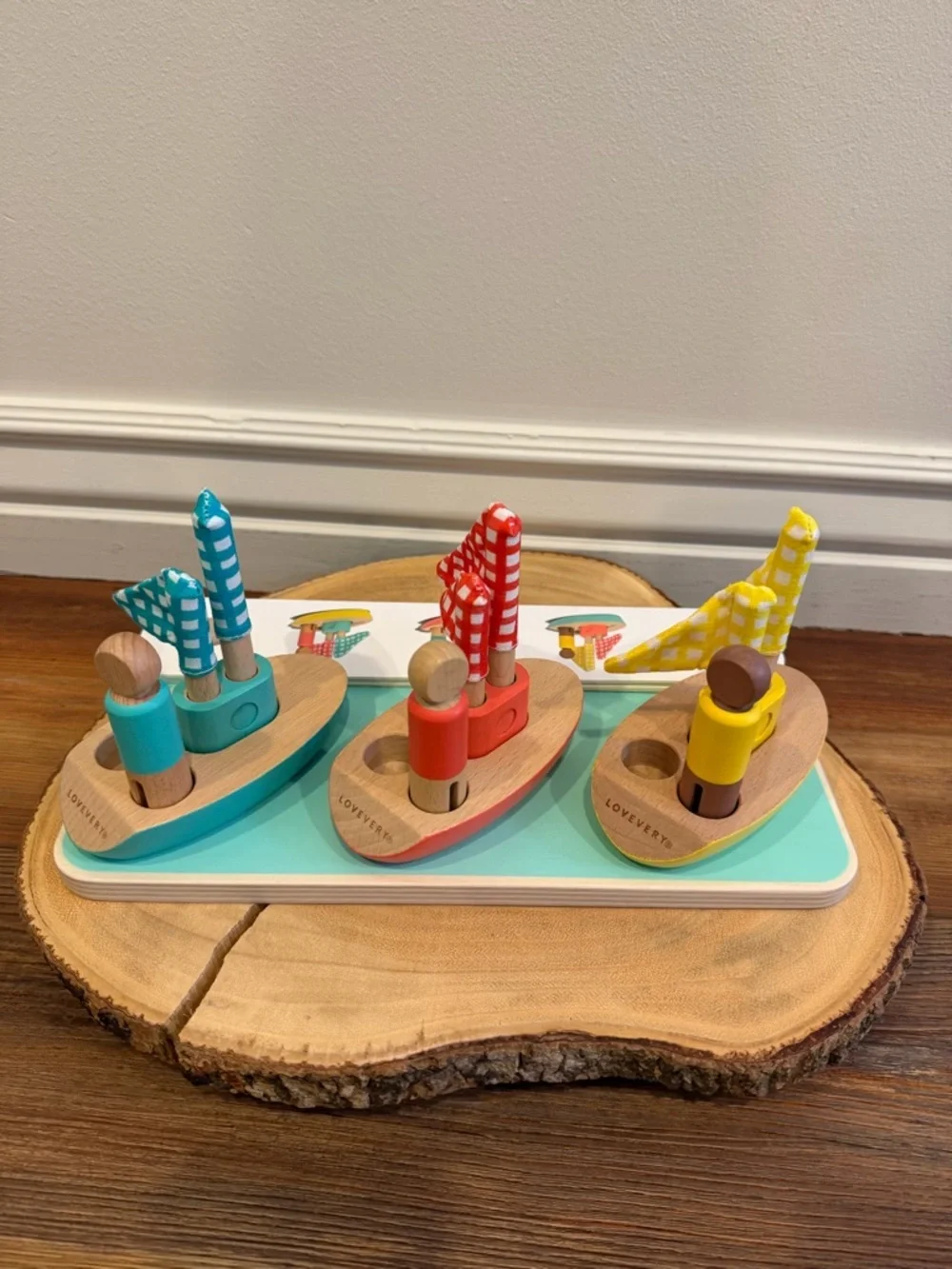 Lovevery Pattern Match Boats & Cards Set The Analyst Play Kit COMPLETE